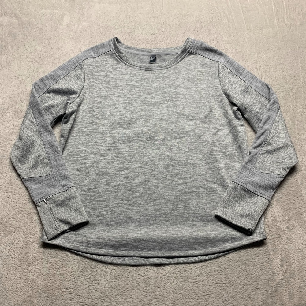 Mountain Hardwear Gray Crewneck Sweater Soft Cotton-Blenda Womens XL